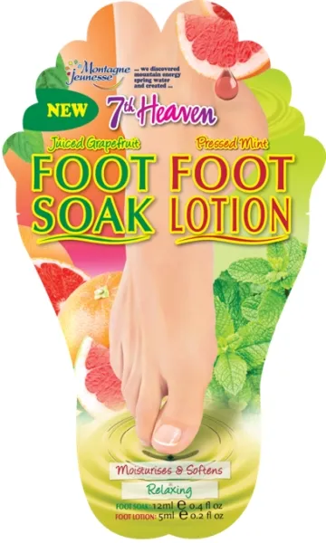 Montagne Jeunesse Duo-Fußmaske - Foot Soak/Foot Lotion