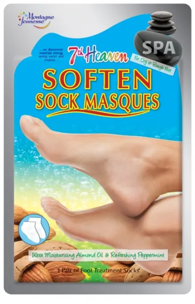 Montagne Jeunesse pflegende Socken - Soften Socks Masques