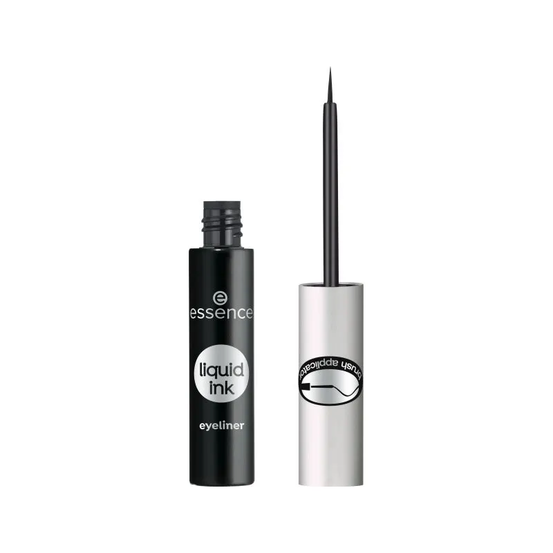 essence flüssiger Eyeliner - Liquid Ink Eyeliner - 01 Black 