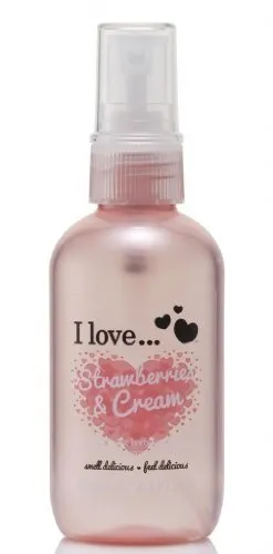 I Love…Cosmetics Körperpflegeduft - Body Spritzer Strawberries & Cream 100 ml 