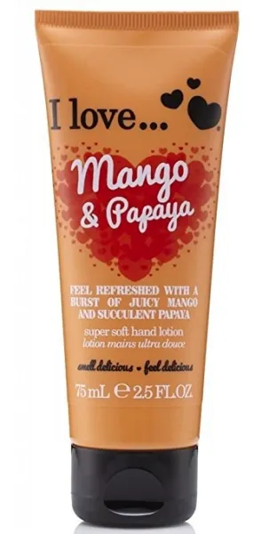 I Love…Cosmetics Handlotion - Hand Lotion Mango & Papaya 75 ml 