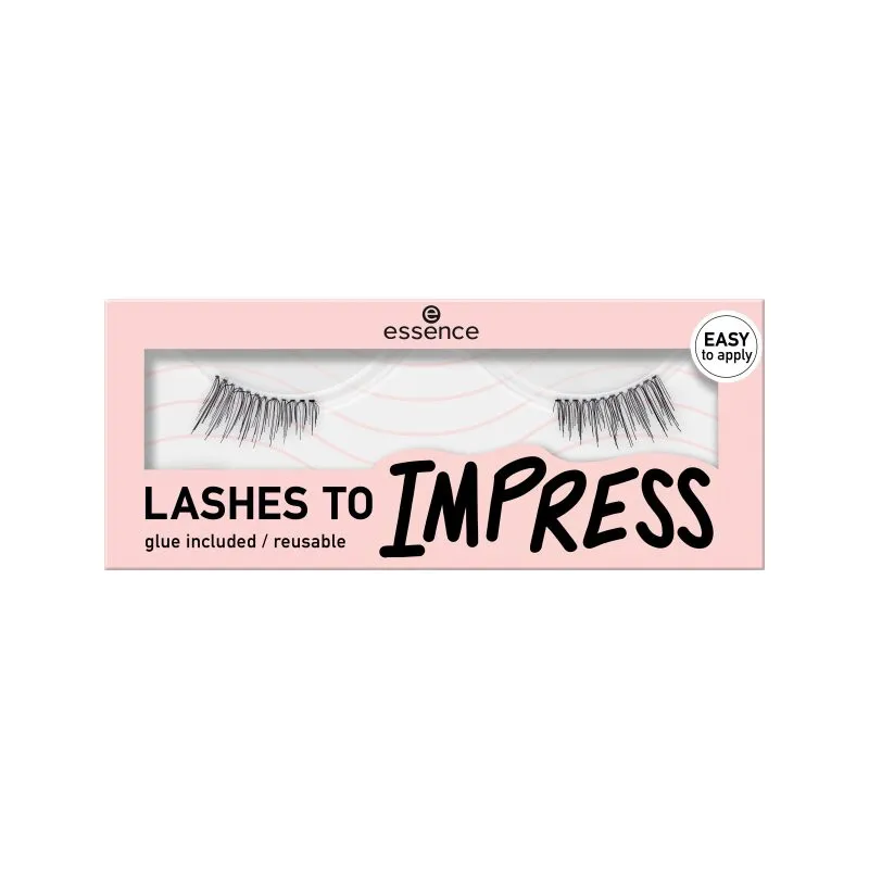 essence falsche Wimpern - Lashes To Impress - 03 Half Lashes