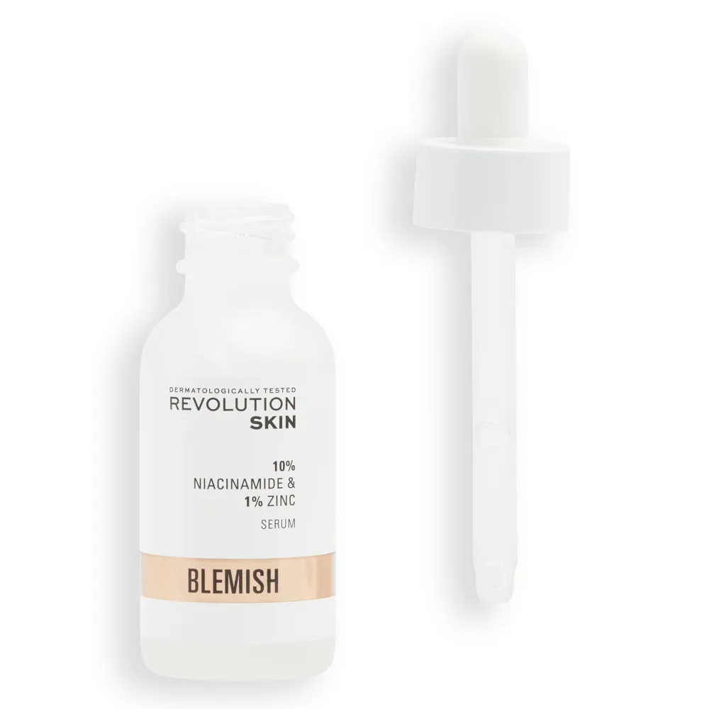 Revolution Serum - Skincare - Blemish and Pore Refining Serum - 10% Niacinamide + 1% Zinc