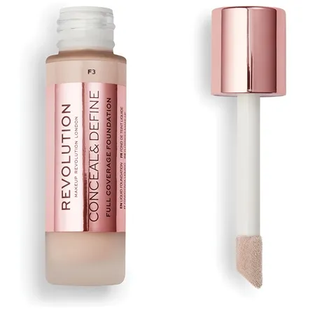 Revolution Foundation- Conceal & Define Full Coverage Foundation - F3