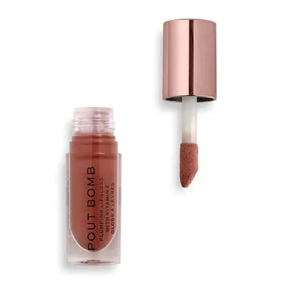 Revolution Pout Bomb Plumping Gloss - Cookie