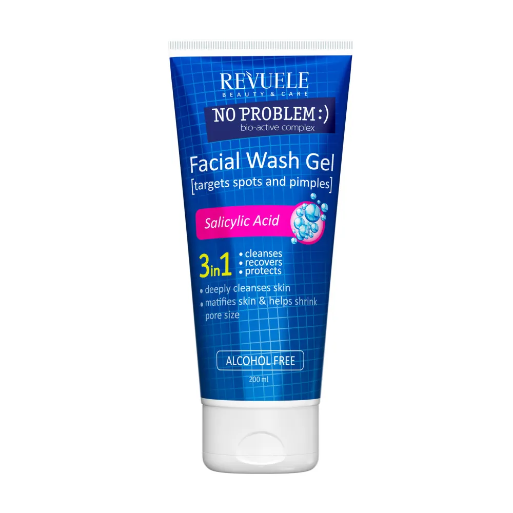 Revuele Gesichtsreinigungsgel - No Problem Washing Gel Anti-Acne & Pimples With Salicylic Аcid