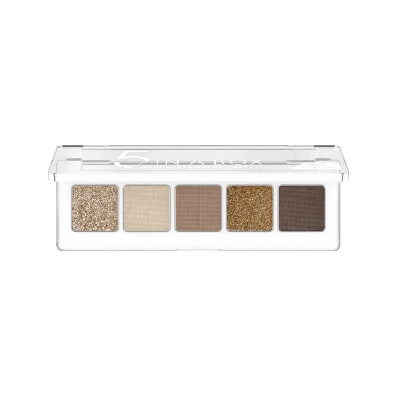 CATRICE 5 In A Box Mini Eyeshadow Palette - 010 Golden Nude Look