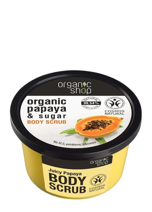 Organic Shop Körperpeeling Body Scrub Juicy Papaya (250 ml)