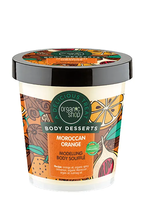 Organic Shop Körpercreme Body Desserts Moroccan Orange Modelling Body Soufflé (450 ml)