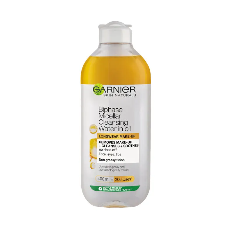 Garnier Reinigungswasser Skin Naturals Two-Phase Micellar Face Cleansing Water  