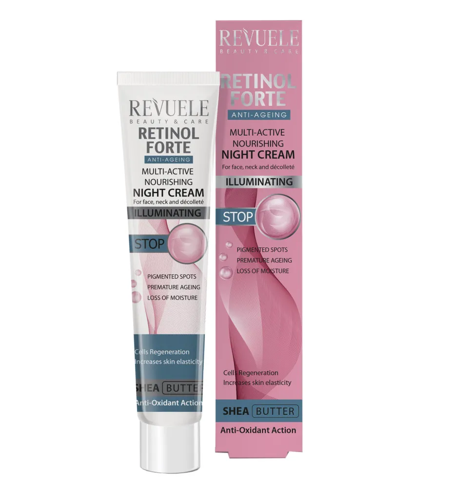 Revuele Nachtcreme - Retinol Forte Multi-Active Nourishing Night Cream // Fehlerhafte Ware