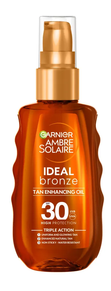 Garnier Sonnenöl Ambre Solaire Ideal Bronze Protective Oil Spray - SPF30