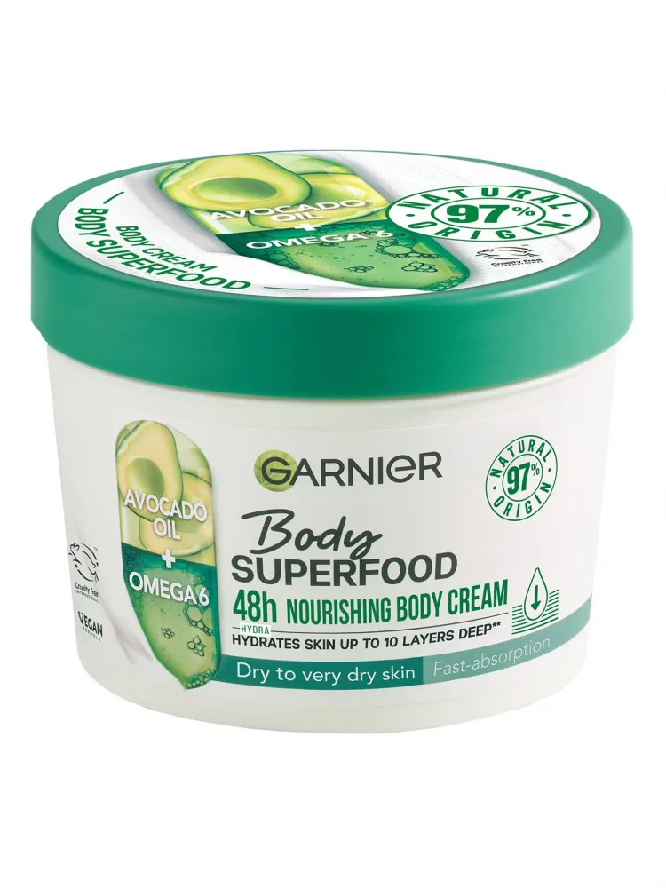 Garnier - Körpercreme - Body Superfood Nourishing Cream - Avocado & Omega 6