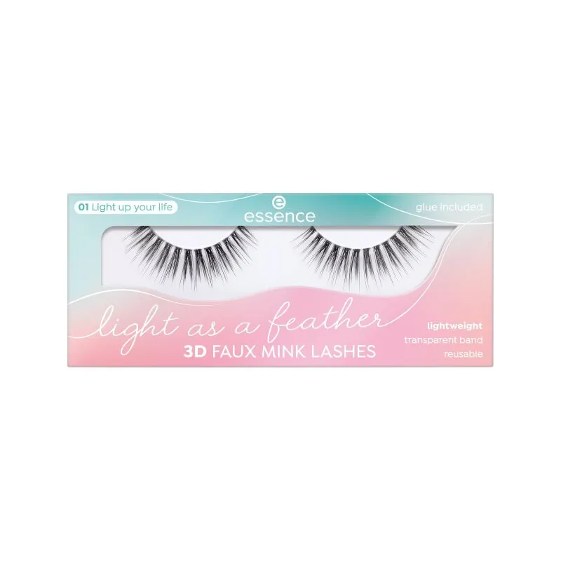 essence Light As A Feather 3D Faux Mink Lashes - Light Up Your Life