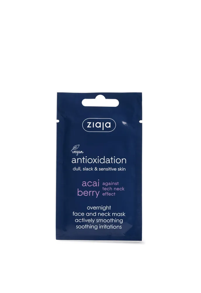 Ziaja Gesichts- und Halsmaske Acai Berry Overnight Face & Neck Mask