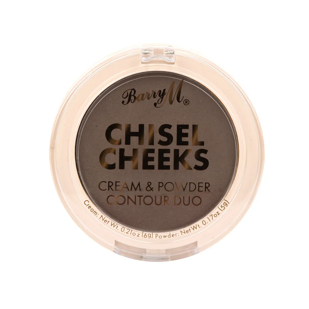 Barry M Chisel Cheeks Cream & Powder Contour Duo - Dark