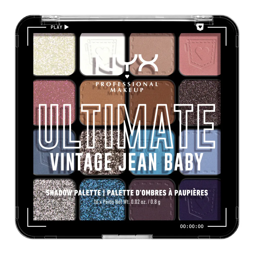 NYX Professional Makeup Ultimate Shadow Palette - Vintage Jean Baby (USPR01W)