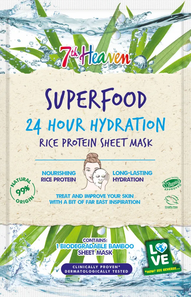 Montagne Jeunesse 24H Hydration Rice Protein Sheet Mask