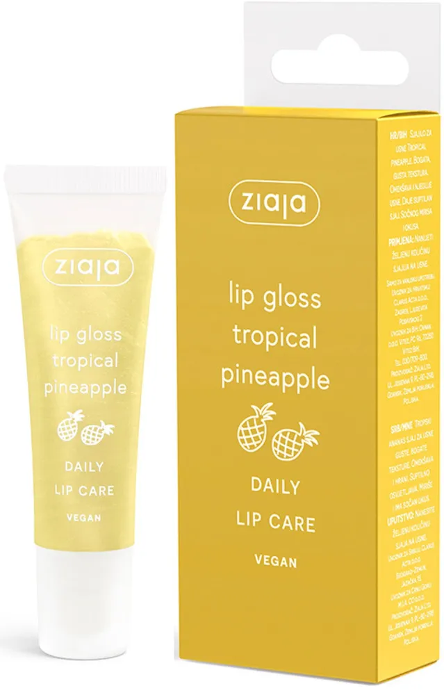 Ziaja Lip Gloss - Tropical Pineapple