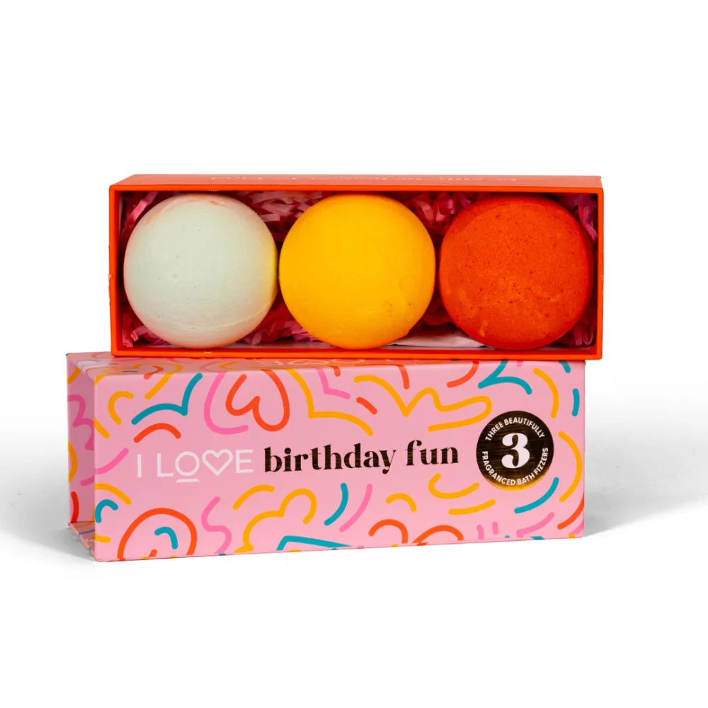 I Love... Cosmetics Badeset I Love Special Moments Birthday Fun Fizzers