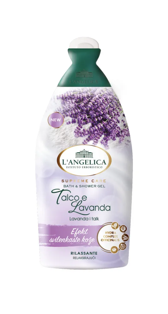 L'Angelica Bade- und Duschgel Bath & Shower Gel - Talc & Lavender