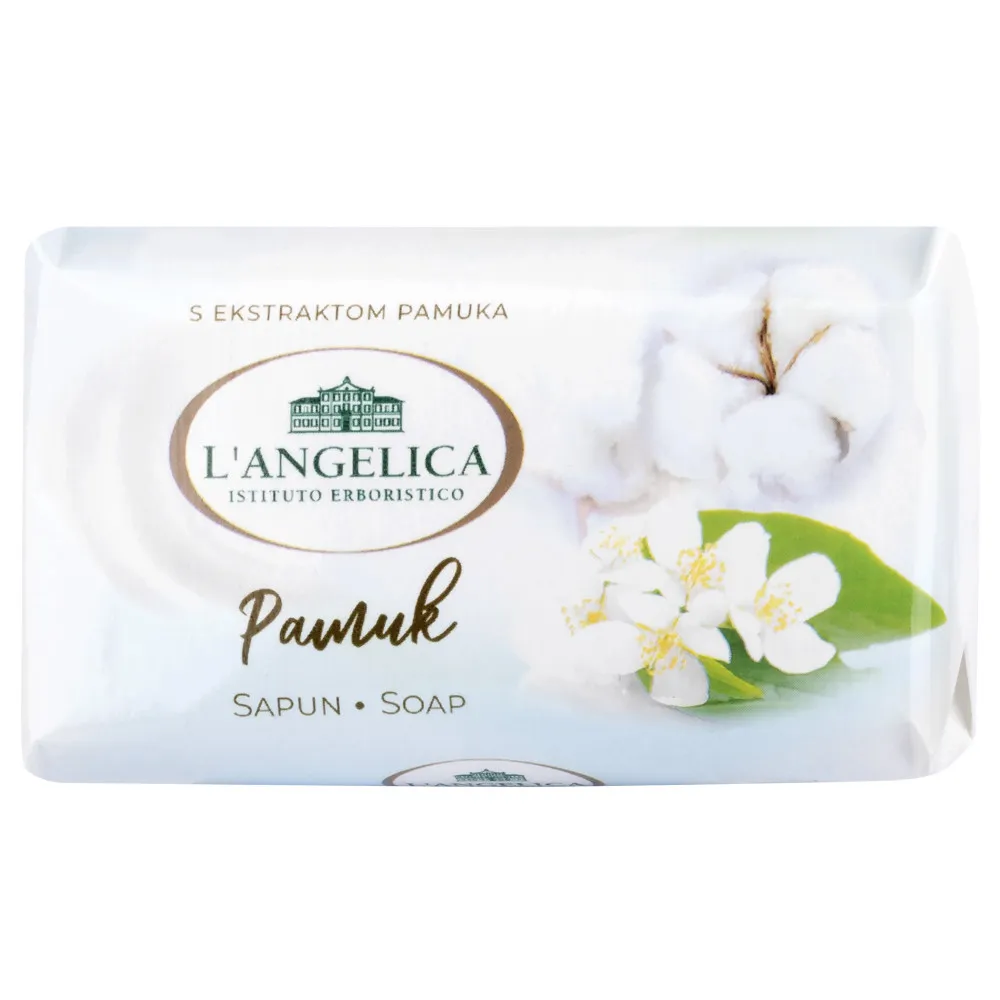 L'Angelica Hartseife Hard Soap With Cotton Extract