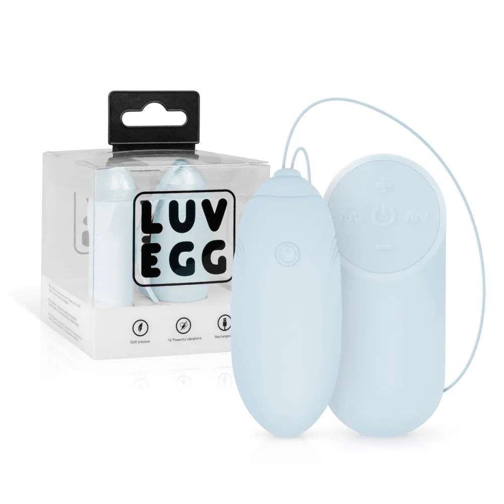 LUV EGG Vibrationsei Vibration Egg - Blue