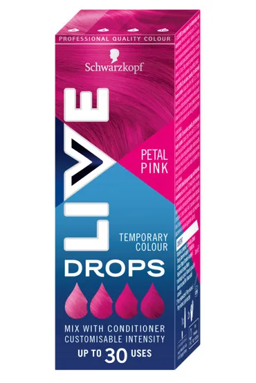 Schwarzkopf Haarfarbe Live Color Drops - Petal Pink