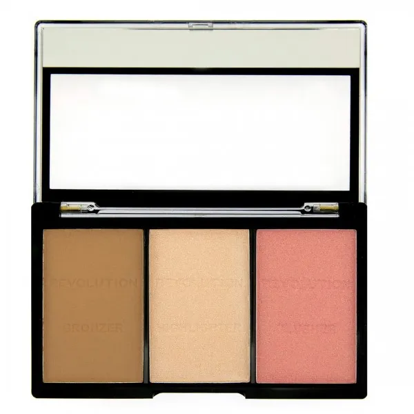 Revolution Countour Palette - Sculpt and Contour Ultra Brightening Contour Kit - Ultra Fair C01