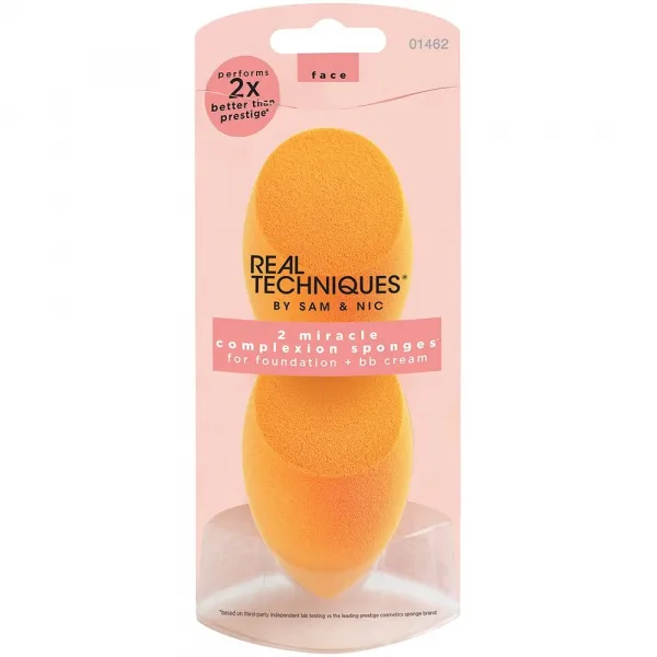 Real Techniques Miracle Complexion Sponge 2 Pack - 2 Kosmetikschwämmchen disc